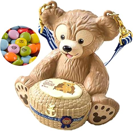 Amazon ダッフィー カラフル チョコレート ミニスナックケース 付き ディズニー お菓子 お土産 東京 ディズニーシー限定 グッズ お土産 おもちゃ おもちゃ