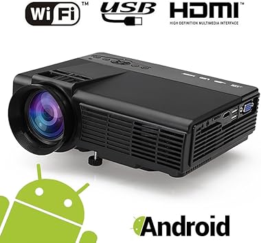 Mini Proyector Andriod Portátil Videoproyector: Amazon.es: Electrónica