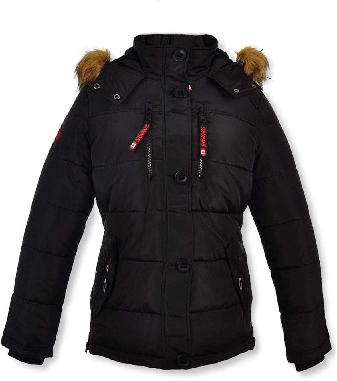CANADA WEATHER GEAR womens Puffer Jacket Or Vest Clothing