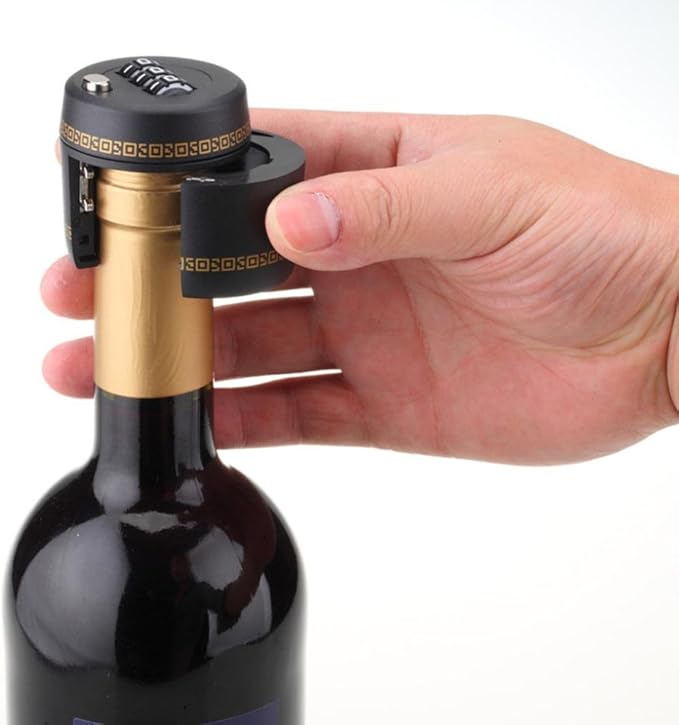 Bestpriceam Bottle Password Lock Combination Lock for Wine Liquor