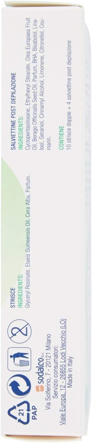 Lycia Natural Touch Face Depilatory Strips, Pack of 20, Bianco - Image 5