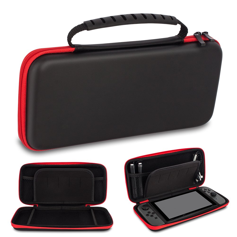 Nintendo Switch Carrying Case,Hard Shell Travel Carrying Protective Storage Bag for Nintendo Switch Console and Accessories