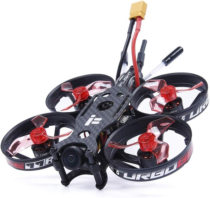 ROWEQPP TurboBee 77R 77mm 2-3S FPV Whoop with SucceX Micro 16x16 Tower/Caddx.us Turbo Eos2 Camera/1103 10000KV Motor for FPV RC with FS-A8S V2