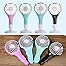 Battery Operated Portable Fans, Tonyhoney Pocket Small Handheld Mini Personal Fans USB Handheld Fans for Outdoor Travel & Indoor Office Desk (Black)