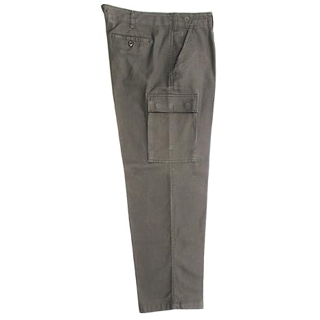 Bundeswehr Moleskin Feldhose oliv-stonewashed 6-11 7(48) 7(48),oliv/green-stonewashed