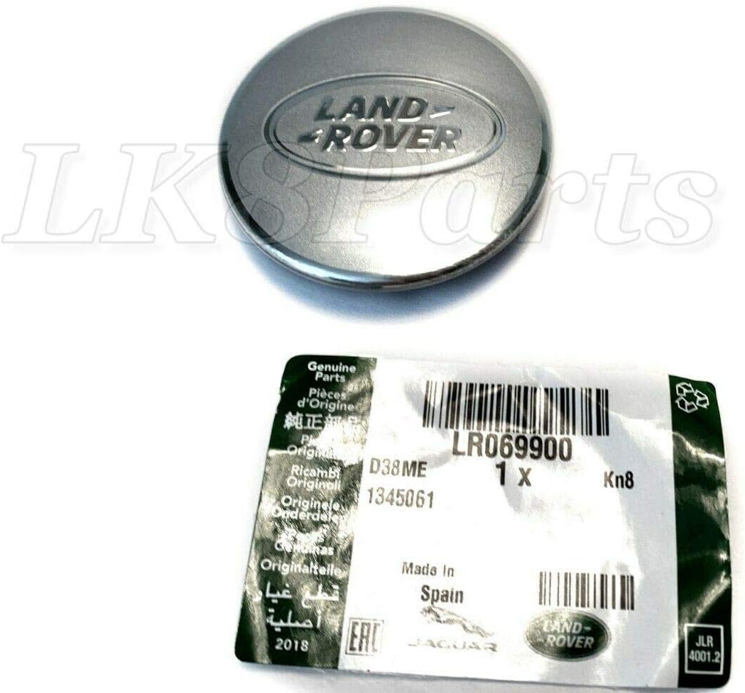 Proper Spec Range Rover Polished/Matte Silver Wheel Center Caps Genuine LR069900 New