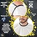 Unique waterproof shaving apron by 3 Little Beards-polyester grooming bib w/ 2 types of suction cups-beard trimming catcher cape-keep your sink clean and out of clogging-free bonus beard shaper comb