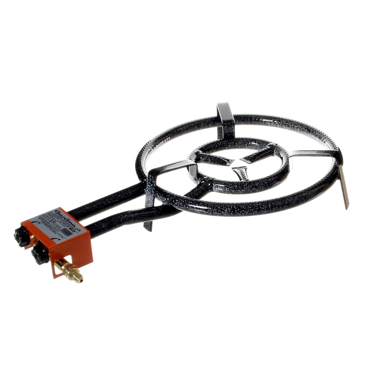 Garcima Paella Dual Ring Butane/Propane Gas Burner, Black, 40 cm Buy