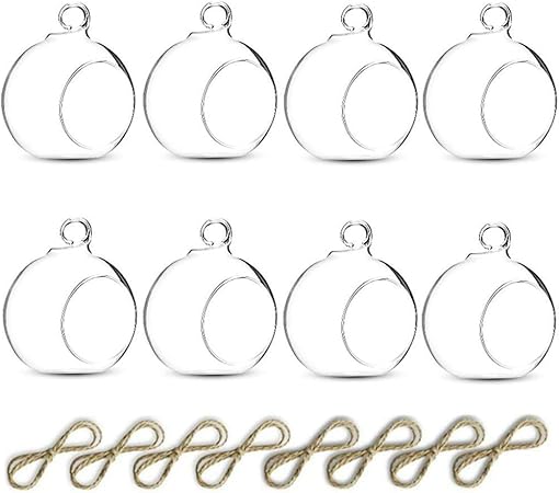 Nuptio Bougeoir En Verre Suspendu Décoration De Bougie Au Restaurant Du Mairage Romantique Boule En Verre Décoration à La Maison Décoration En