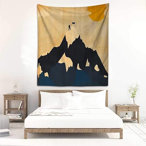 Amazon Co Jp タペストリー 壁掛け ヴィンテージ 歴史的 フランス革命的スケッチ ナポレオンと庭の女性 アートワーク オクルージョン 布絵画 ダークグレー ブラック 47 X63 1cm 160cm ホーム キッチン