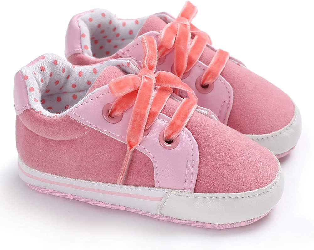 Geagodelia New Baby Crib Shoe with NonSlip Sole for Newborn 018M