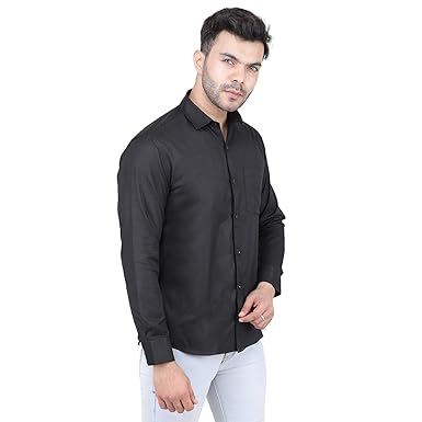 Buy Men's Regular -Fit Pure Cotton Plain Shirts at Amazon.in