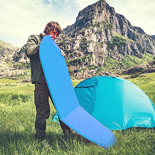 SEMOO Self-Inflating Camping Sleeping Mat/pad, Lightweight, Water Repellent Coating for Hiking&Camping