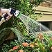 Garden Hose Nozzle - 9 Way Spray Pattern - EveShine Metal Hand Sprayer Watering Nozzle with Washers- for Car Wash, Washing Dogs & Pets, Cleaning, Watering Lawn and Garden