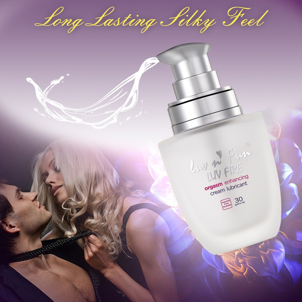 Lubricant water based LuvnFun Personal Organic Sensitive Hypoallergenic Lasting Lube for woman, 1.06 Ounce Bottle