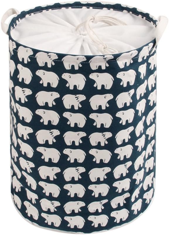 DooxiDooxi Drawstring Closure Laundry Hamper Clothes Storage Basket Robust Waterproof Storage Bags with Handles