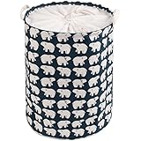DooxiDooxi Drawstring Closure Laundry Hamper Clothes Storage Basket Robust Waterproof Storage Bags with Handles