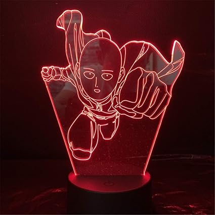 Amazoncom Gugudass Toy 7 Color Changing One Punch Man - 