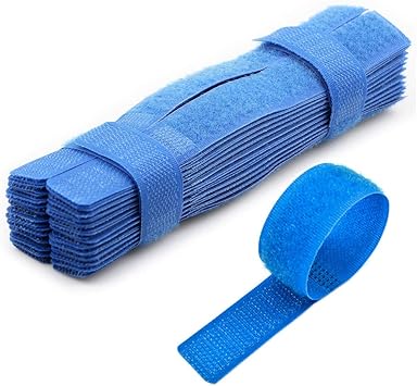 50 correas de velcro para cables reutilizables y organizador ...