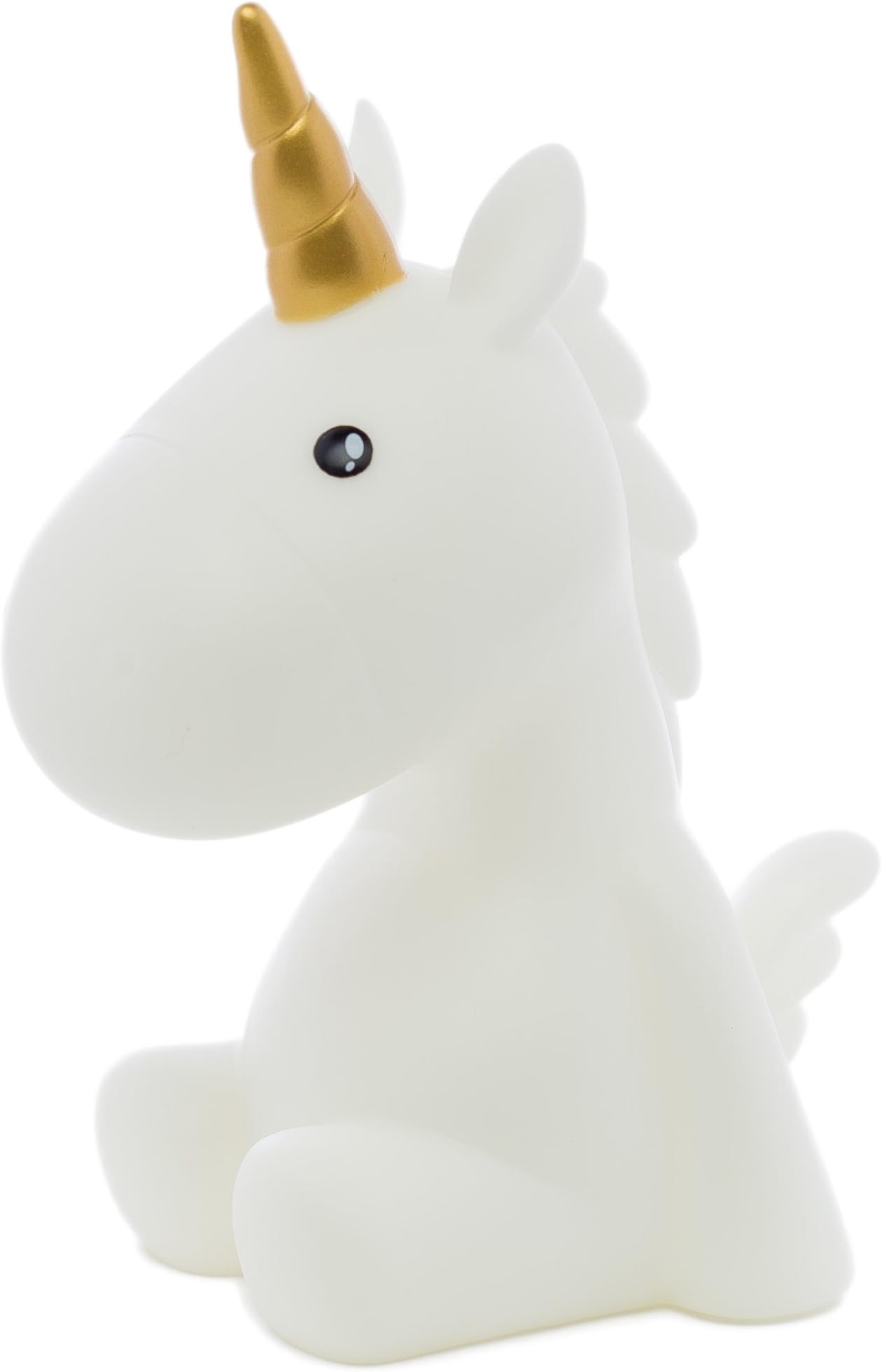 RMEX Unicorn Nightlight warm white LED 15min timer - White/Gold