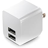 エレコム USB 充電器 ACアダプター コンセント [ iPhone & iPad & スマホ & IQOS & glo 対応 ] USB×2ポート 急速充電器 折畳式プラグ ホワイト MPA-ACUEN000AWH