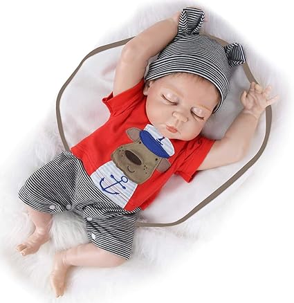 Levensechte Baby Echte Pasgeboren Pop 20 Inch 50cm Reborn Babypoppen Full Body Siliconen Vinyl Realistische Reborn Pop Jongen Amazon Nl