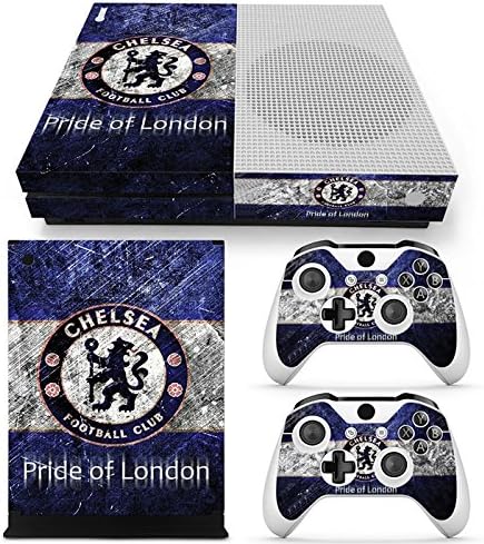 FriendlyTomato Xbox One S Console and Wireless Controller Skin Set - Soccer - XboxOne S XOS Sticker Vinyl