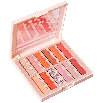 START MAKERS Eyeshadow Palette 12 Color Shimmer Cosmetic Eyeshadow Makeup Kit (1 Summer story palette)