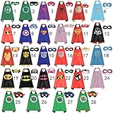 Kids Capes Superhero and Princess Cape and Mask Sets, Great for Dressing Up