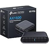 TP-Link AX1500 WiFi 6 Travel Router (TL-WR1502X) – Pocket-Sized, Dual-Band, USB-C Powered, VPN Support (OpenVPN/WireGuard), U
