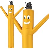 LookOurWay Air Dancers Wacky Waving Inflatable Tube Man Attachment - 7 Feet Tall Advertising Air Dancer Waving Man Inflatable Tube Guy - Blower Not Included - Yellow
