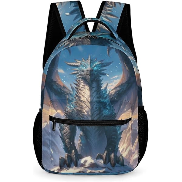 Beauty Collector Schulrucksack Für Kinder – Personalisierbarer Rucksack Mit Wolf-Motiv, 42x28x14 Cm, Schwarz