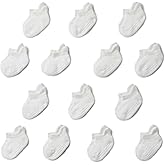 Amazon Essentials Unisex Babies' Non Slip Grip Low Cut Socks, 14 Pairs