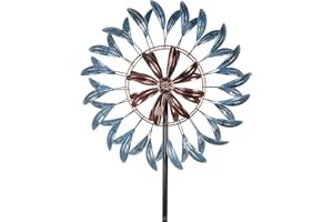 VEWOSTAR Large Wind Spinners for Yard and Garden Wind Spinner Outdoor Decor 16.9 “ Wind Sculptures & Spinners for Outside Metal Yard Art Windmills for Patio Lawn Decor