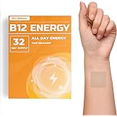 Veru Wellness B12 Energy Patch - Energy, Focus - B12, C, B6, Iron, Guarana and Garcinia Cambogia - External Use only- 32 Count