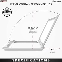 Rev-A-Shelf 50 Qt Under Sink Garbage Can Lid for