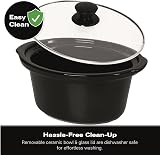 Hamilton Beach 3.5L Comfort Cook Slow Cooker 160W Energy Efficient Black view 6