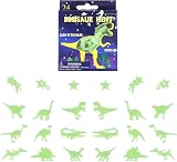 D.A.Y. Republic 24ct 3D Glow Dinosaurs Fluorescent Wall Decals Sensory Nursery view 1