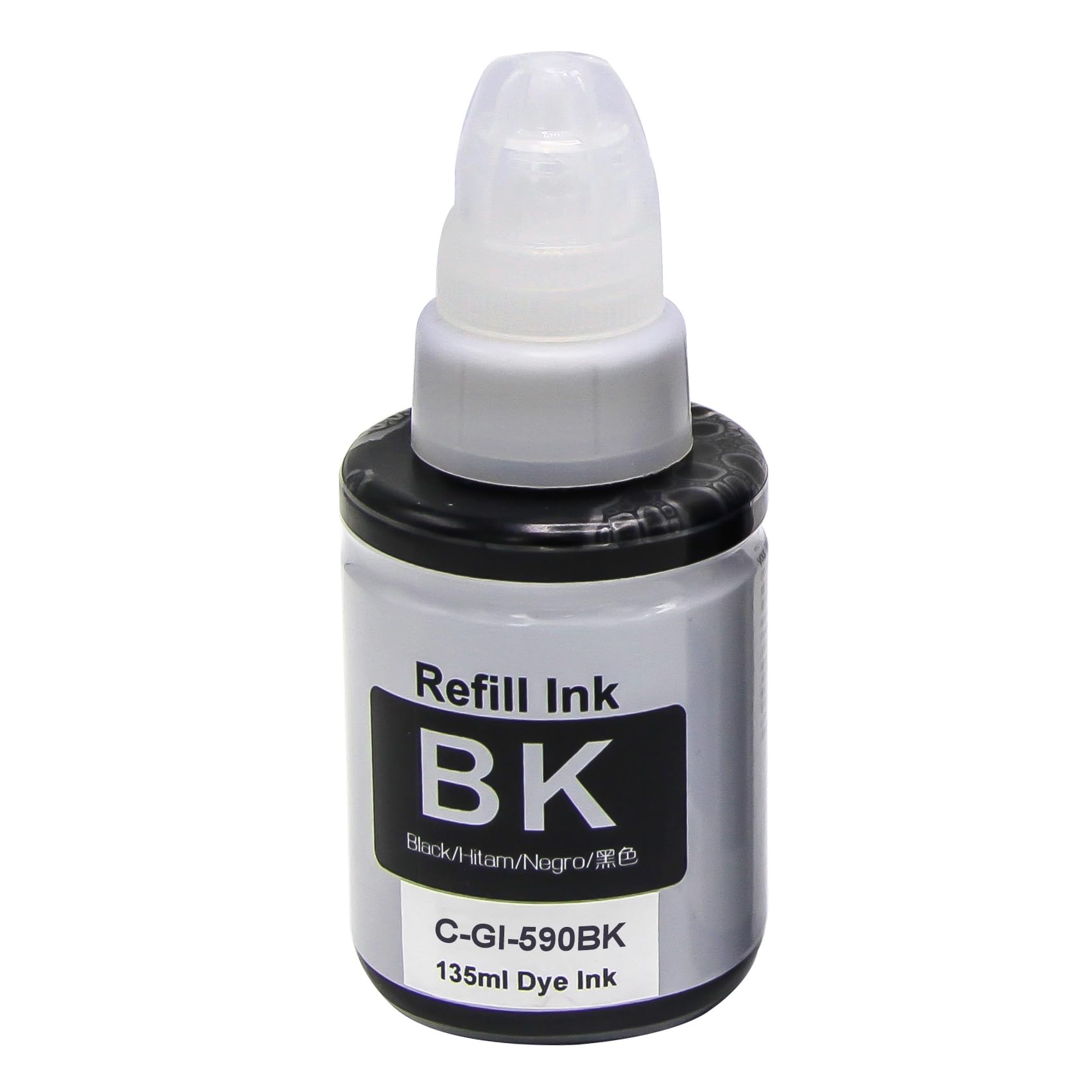 Go Inks Compatible GI-590 Black Ink Bottle - 1 Pack 70ml Replacement for use with Canon PIXMA G1510 G2510 G3510 G4510 G3500 G2500 G1500 G4500 G1501 G2501 G3501 G4511