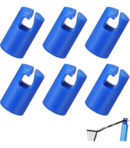 Lot De 6 Capuchons De Protection Pour Poteaux De Trampoline – Embouts En Acier, Accessoires De Rechange Pour Système D’anneaux Plats, Compatibles Avec Tiges De 32 Mm