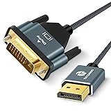 Thzzhnno DisplayPort to DVI Cable 3.3FT, DP to