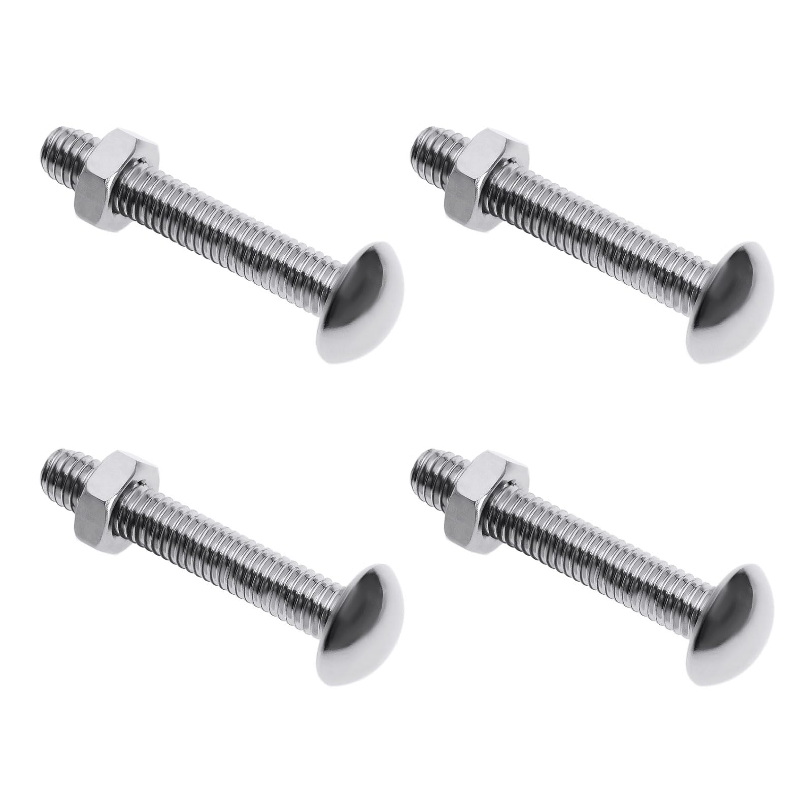 YINETTECH 4pcs Basin Stay Stopper Home Washbasin Stopper Bathroom Basin Limiter M6 Threaded Brass Chrome Plated Limiter Kitchen Sink Replacement Part