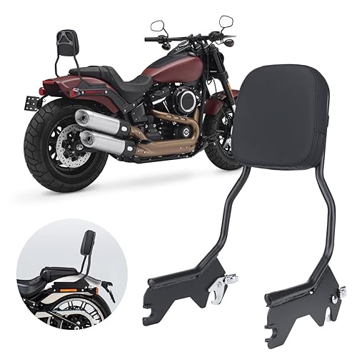 Sissy Bar for Harley Davidson, Detachable Passenger Backrest Fits