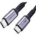 SUMPK USB C to USB C Data Cable 3FT, 100W USB C-C Cable, 20V5A Fast Charging PD USB 3.1 Gen 2 10gbps 4K 60Hz Video Display E-Marker Chip Cord for Google Pixel, Monitor