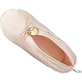 WKLOUYHE Ballet Shoe Makeup Bag Ballet Slipper Pouch Mini Makeup Bag Dancers Gifts Dance Bag for Girls (Pink)