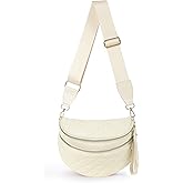 Newlatin Bum Bags for Women Crossbody, Checkered Crossbody Bag, Nylon Crossbody Bags Fanny Packs Checkered Purse Bag