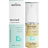 Stratia Rewind Firming & Hydrating Serum with Hyaluronic Acid & Niacinamide - Moisturizes & Evens Skin Tone with DMAE for Smooth, Plump Skin, 1.3 Fl Oz