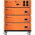 Cloudenergy 48V Stackable LiFePO4 Battery with 6kw Inverter 60A MTTP 10 Year Lifetime Perfect for Monitor RV, Solar, Energy Storage, Overland, Off-Grid(DD48V-450Ah +Inverter)