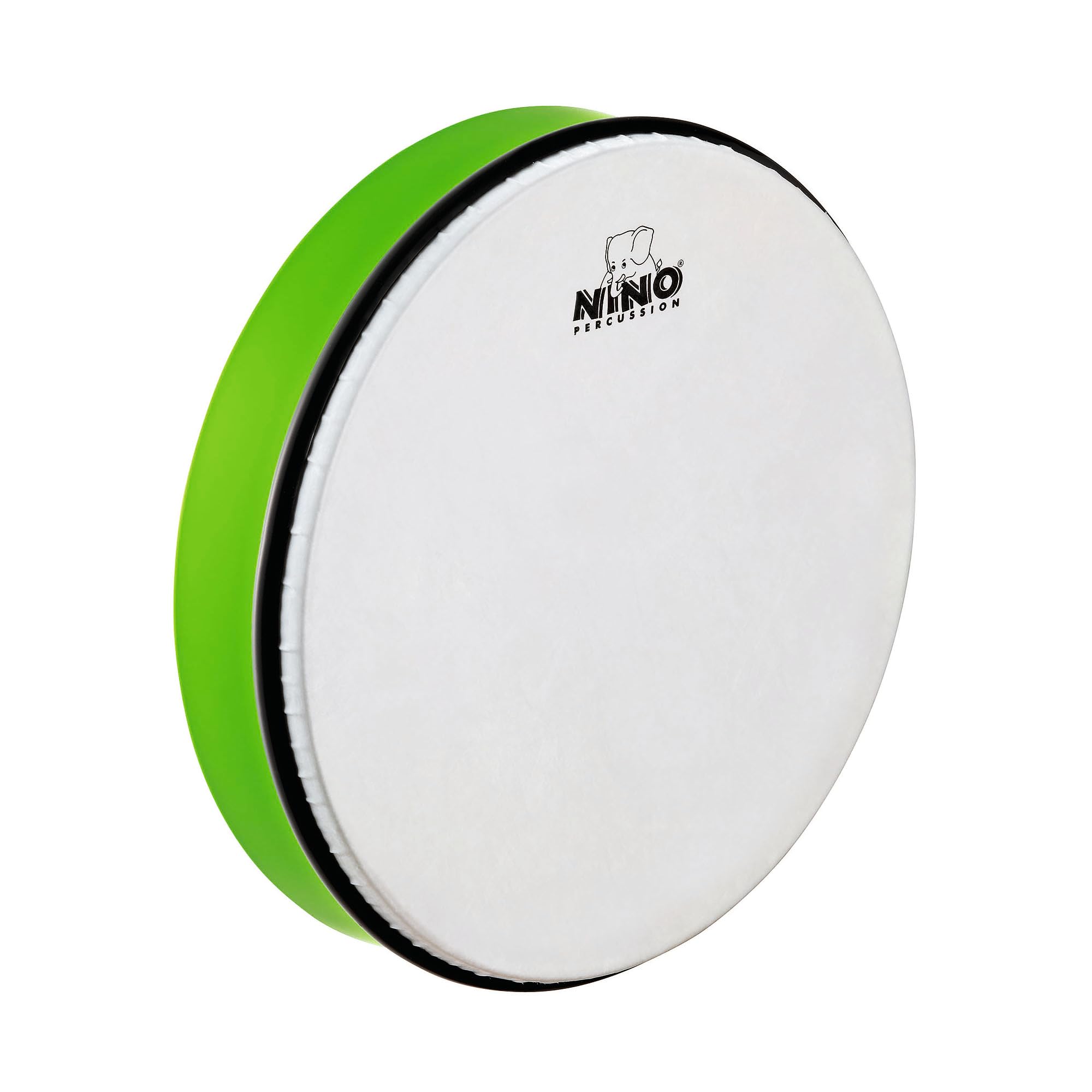 Nino Percussion Hand Drum Instrument - Very Large Hand drum for Children from 5 Years - Diameter 12 inch (ca. 30,5 cm) - Plastic, Green (NINO6GG)