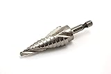 TEMO M35 Cobalt Spiral Flute Step Drill, 12 Size